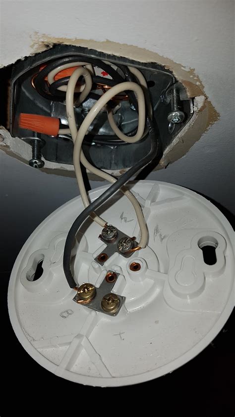 electrical box has two black and two white wires|2 black wires in ceiling box.